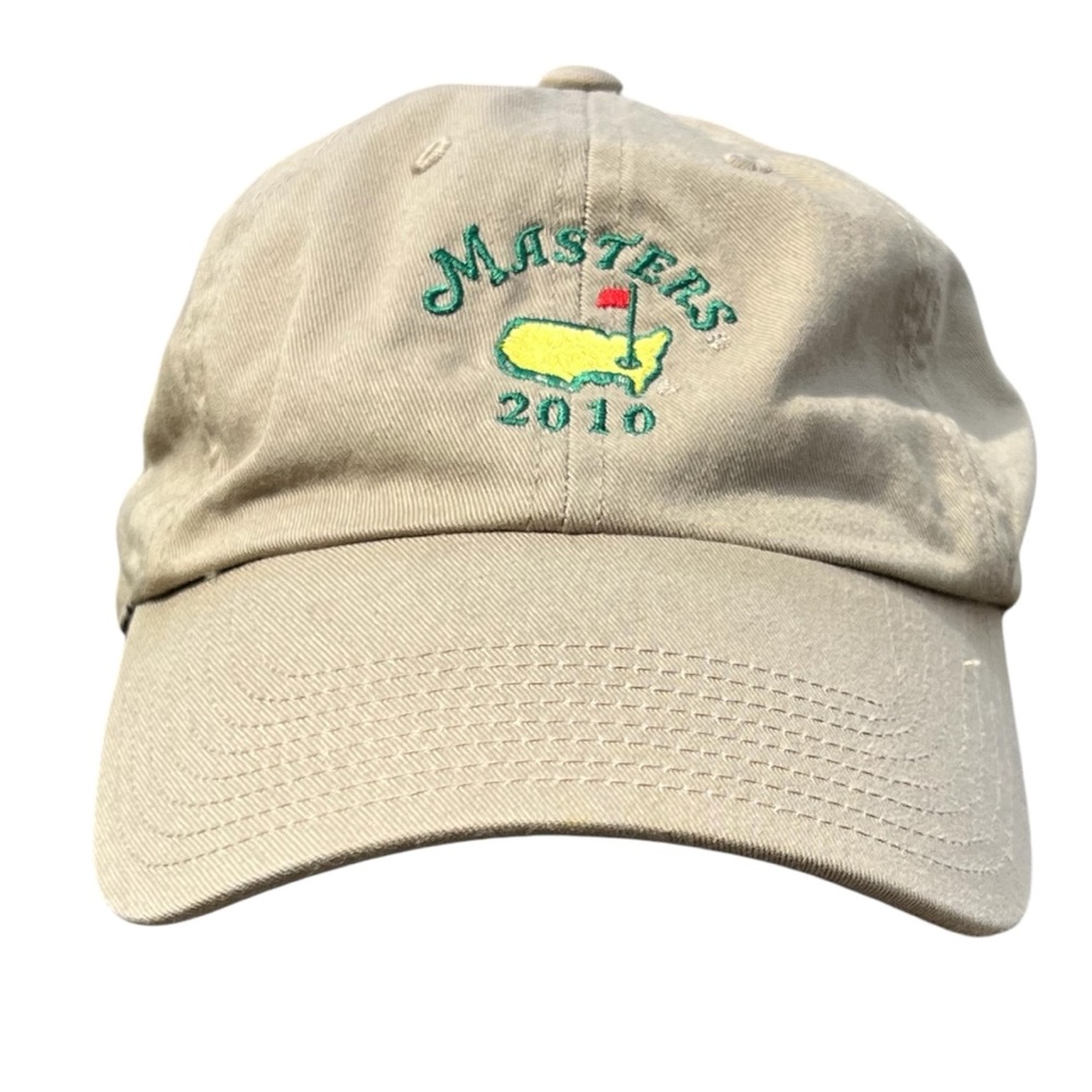 Masters Hat Mens Augusta National Course 2010 Khaki American Needle Adjustable